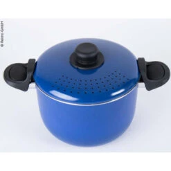 CAMP4 Batterie De Cuisine 9 Pièces Bleue/noire -Camping Soldes Boutique camp4 batterie de cuisine 9 pieces bleue noire 2