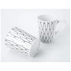 CAMP4 Set Vaisselle Black-White 16 Pièces -Camping Soldes Boutique camp4 set vaisselle black white 16 pieces 4